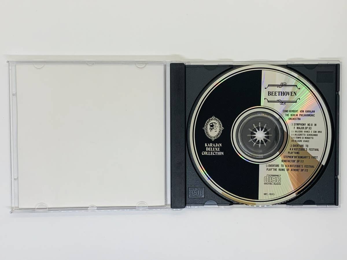 即決CD BEETHOVEN SYMPHONY NO.8 IN F MAJOR OP 93 / KARAJAN DELUXE COLLECTION / カラジャン クラシック セット買いお得 Z10_画像3