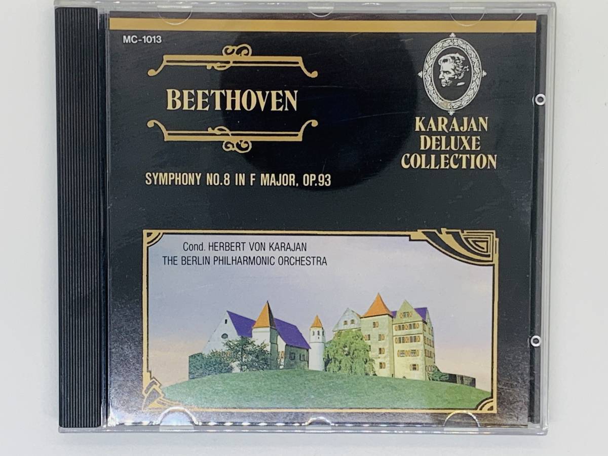 即決CD BEETHOVEN SYMPHONY NO.8 IN F MAJOR OP 93 / KARAJAN DELUXE COLLECTION / カラジャン クラシック セット買いお得 Z10_画像1