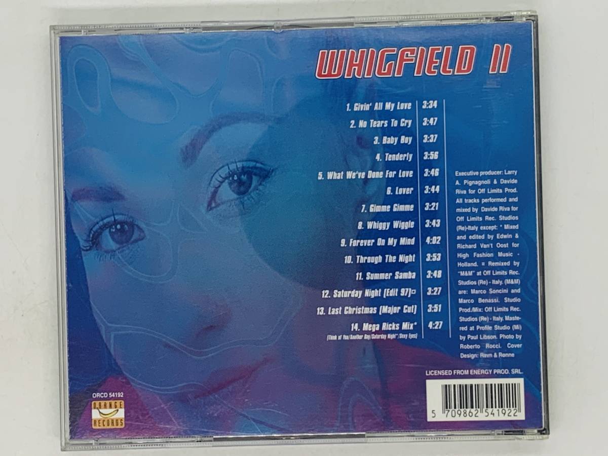 即決CD WHIGFIELD II / ウィッグフィールド 2 / Givin' All My Love No Tears To Cry Baby Boy / アルバム Y31_画像2