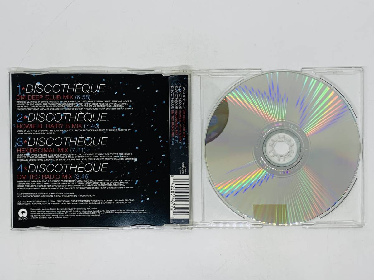 即決CD U2 DISCOTHEQUE / ディスコテック ザ・クラブ / DISCO THE QUE K06_画像3