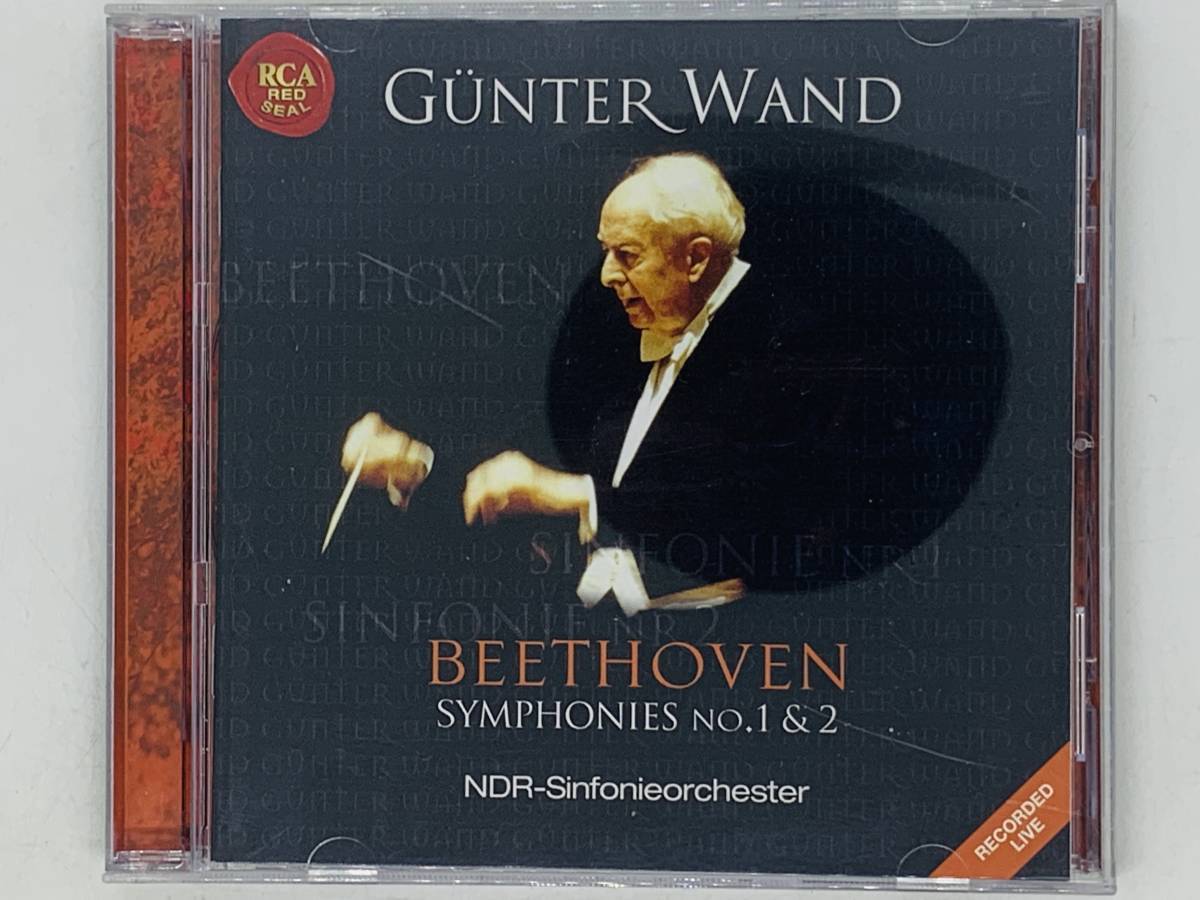 即決CD GUNTER WAND / BEETHOVEN SYMPHONIES No.1 & 2 / NDR Sinfonieorchester / ベートーヴェン Y11_画像1
