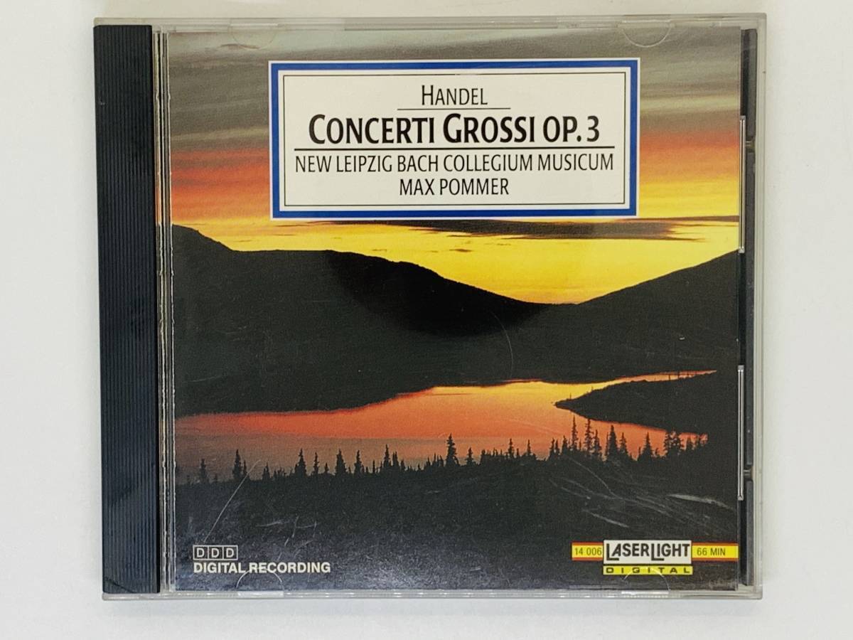即決CD HANDEL CONCERTI GROSSI OP.3 / NEW LEIPZIG BACH COLLEGIUM MUSICUM MAX POMMER / クラシック アルバム P04_画像1