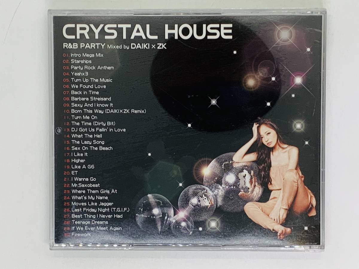 即決CD CRYSTAL HOUSE R&B PARTY Mixecd by DAIKI × ZK 小森純 / クリスタル ハウス アルバム 30曲収録 レア 希少 Z27の画像2