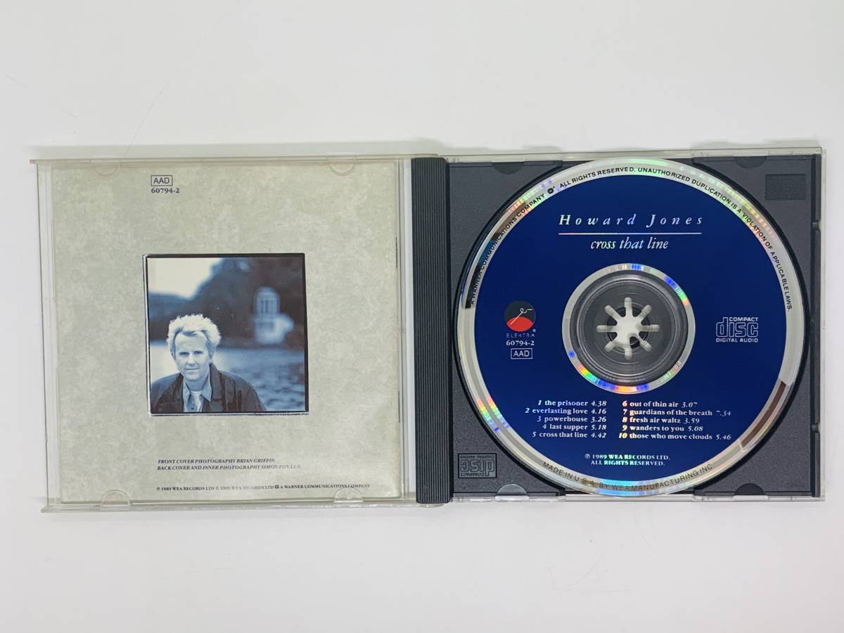 即決CD HOWARD JONES CROSS THAT LINE / クロス・ザット・ライン / ハワード・ジョーンズ / the prisoner powerbouse ツメカケ V02_画像3