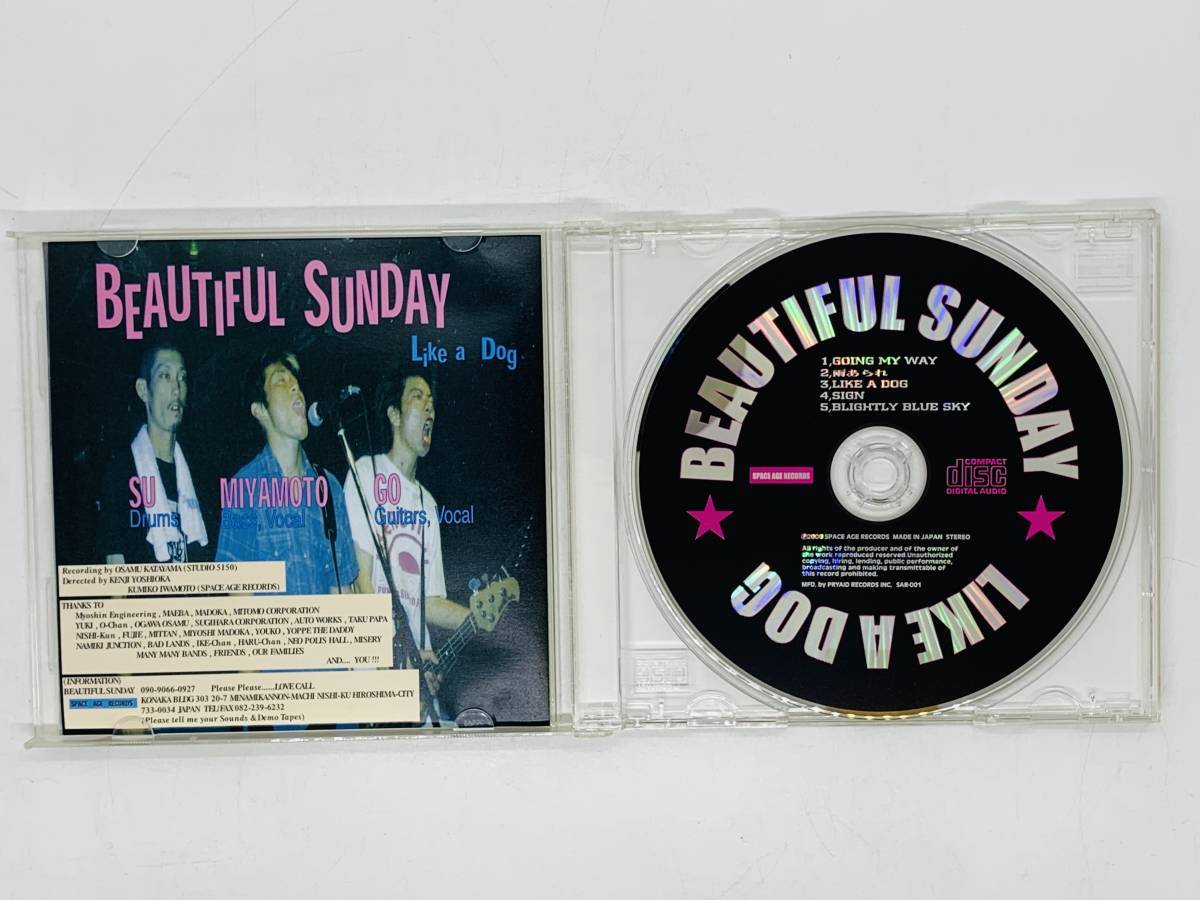 即決CD BEAUTIFUL SUNDAY / LIKE A DOG / ビューティフルサンデー / Going My Way 雨あられ SIGN / レア Y39_画像3