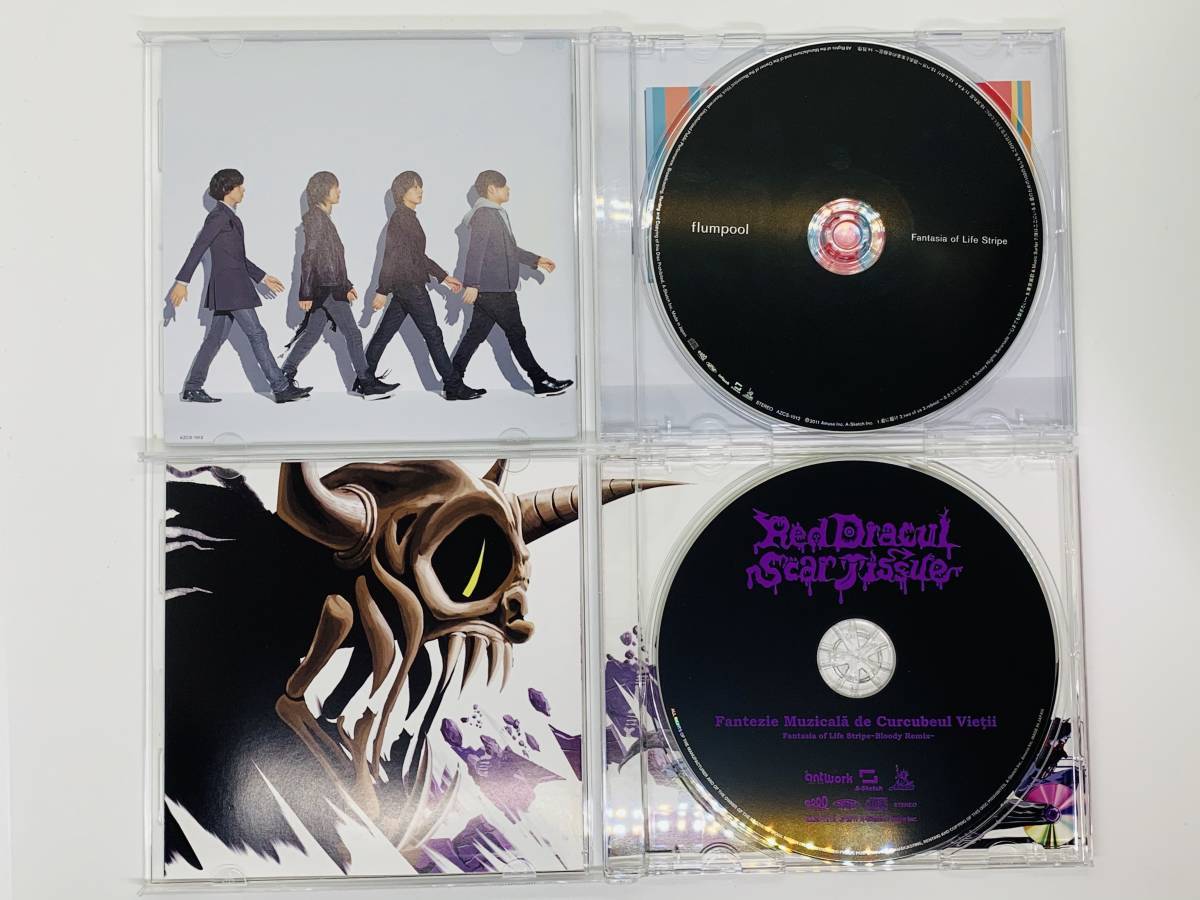 即決CD flumpool Fantasia of Life Stripe / フランプール / 初回限定盤2CD+48ページオールカラーブックレット / セット買いお得 I07_画像3