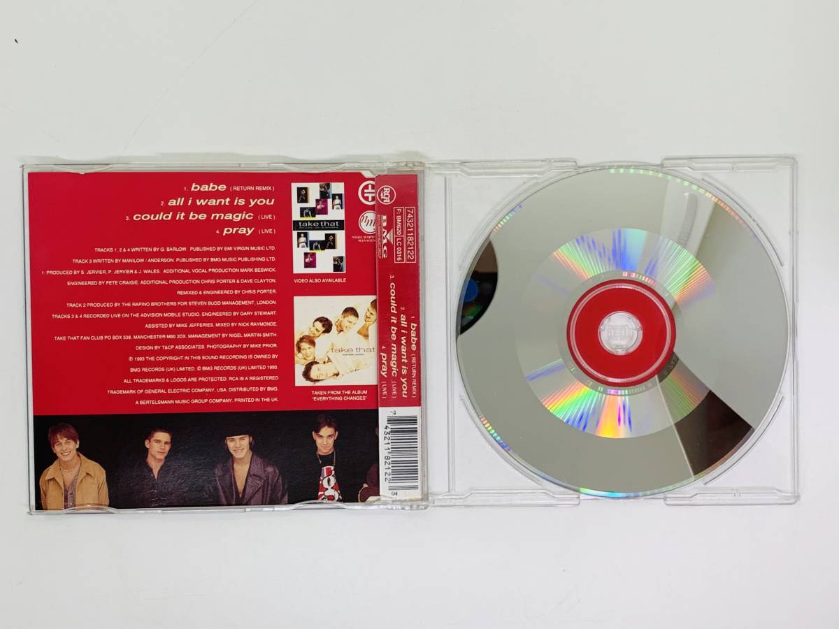 即決CD take that babe / テイク・ザット / all i what is you could it be magic pray (LIVE) / L06_画像3