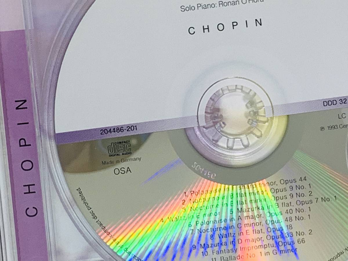 即決CD CHOPIN WORKS SOLO FOR PIANO INCLUDING / ショパン / The Royal Philharmonic Collection / スリーブ付き Y32_画像4