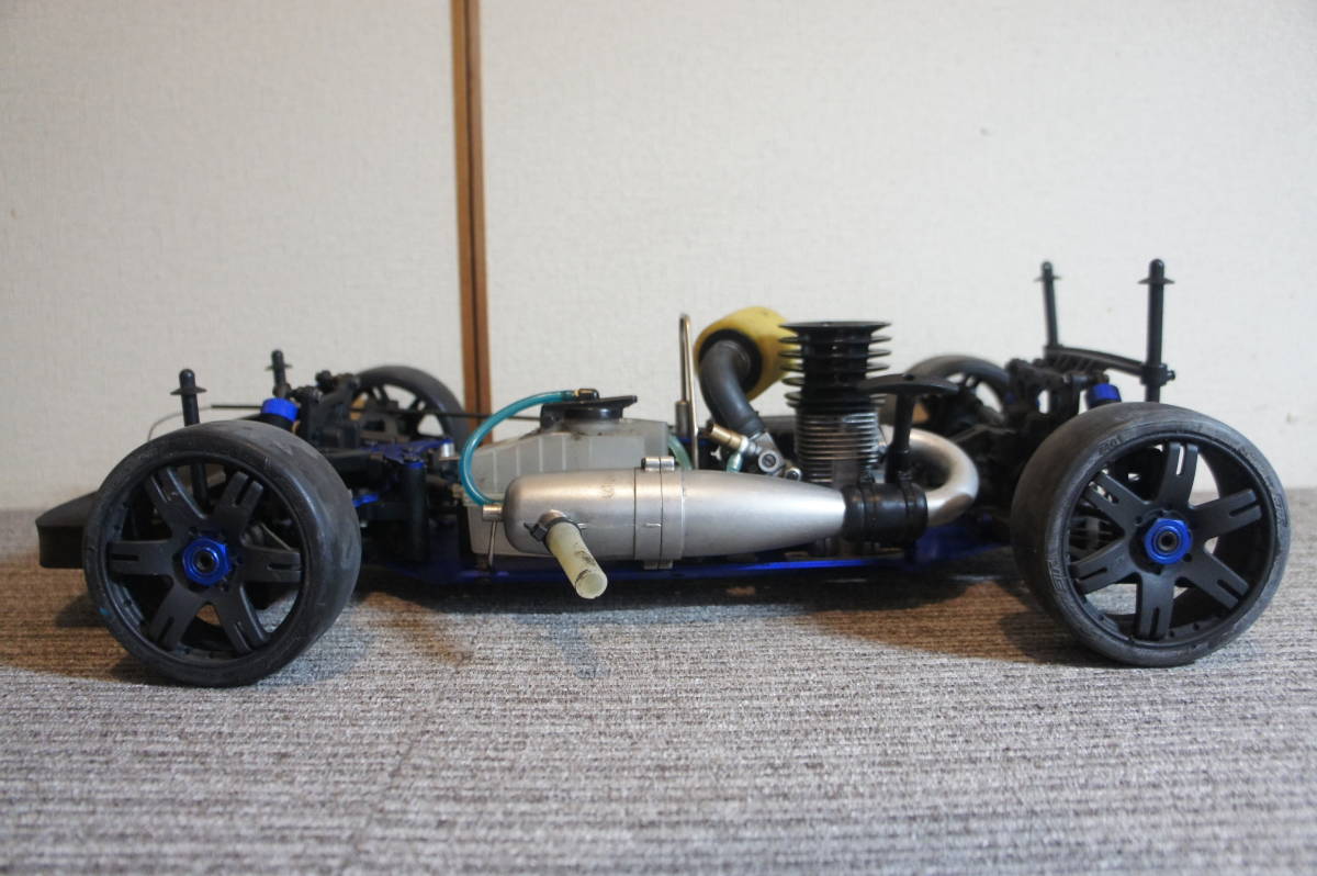 ○京商/kyosho○ラジコン RCエンジンカー プロポ付き/エンジン