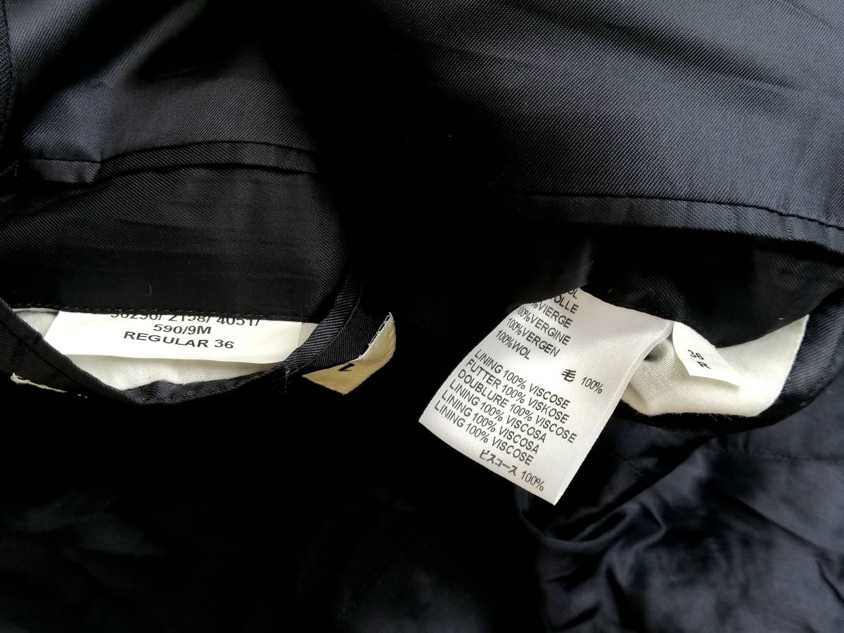 希少 Aquascutum 英国製 ダブル ブレザー 金ボタン 6B 36R ネイビー 紺ブレ S~M相当 イングランド製 ウール / バーバリー UK Euro Vintage 希少 Aquascutum 英国製 ダブル ブレザー 金ボタン 6B 36R ネイビー 紺ブレ S~M相当 イングランド製 ウール / バーバリー UK Euro Vintage