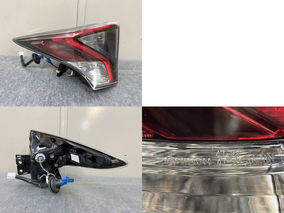 プリウス ZVW50/ZVW51/ZVW55 前期 純正 左テールライト上下 ICHIKOH 47