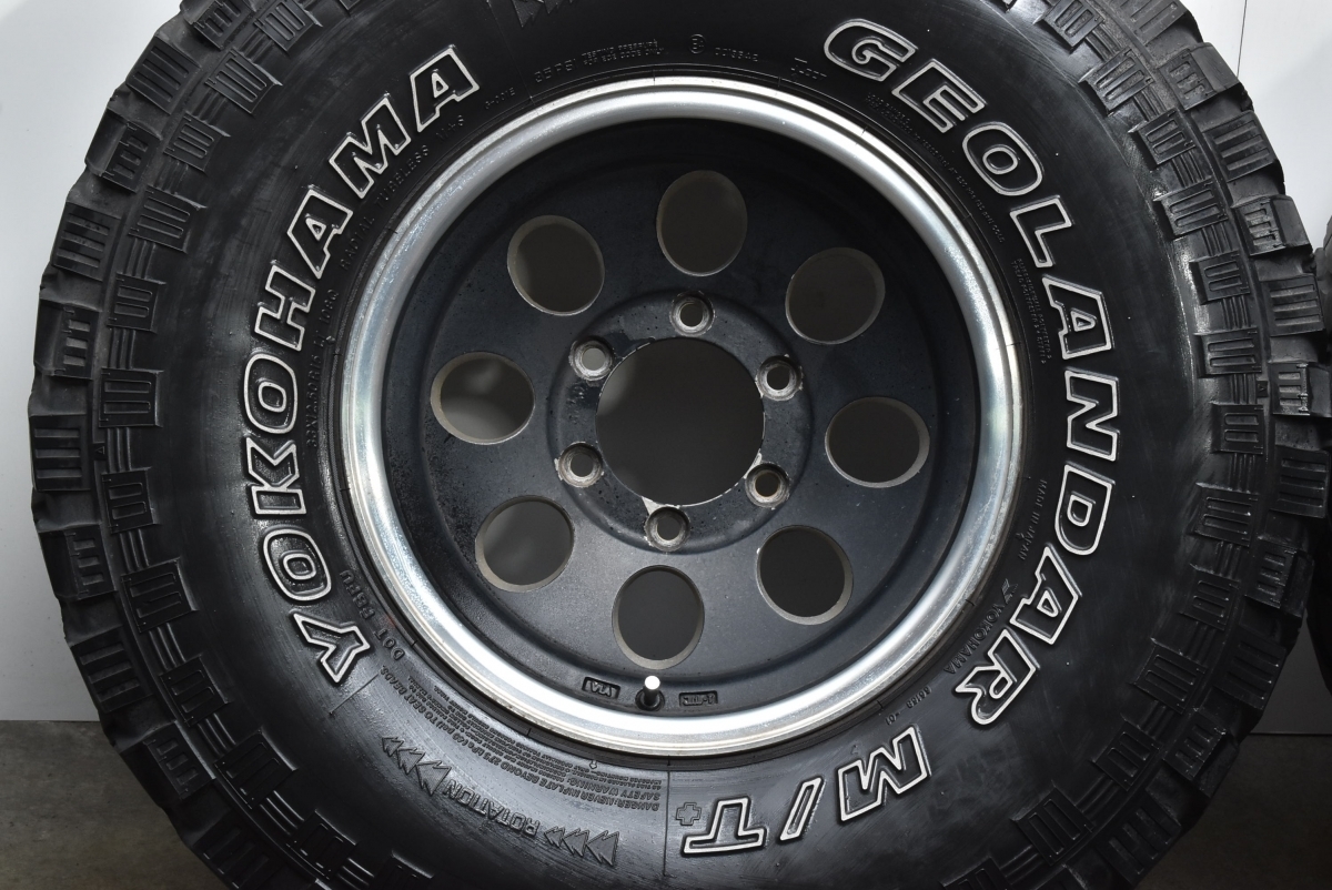 [ popular design ] Jim line type 2 15in 8J-28 PCD139.7 Yokohama Geolandar M/T 33×12.50R15 Prado Hilux Surf lotus 