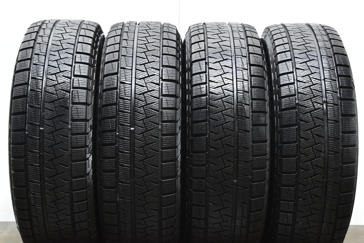 【バリ溝】AZスポーツ 15in 6J +43 PCD100 ピレリ アイスアシンメトリコPLUS 195/65R15 プリウス カローラツーリング インプレッサ_画像8