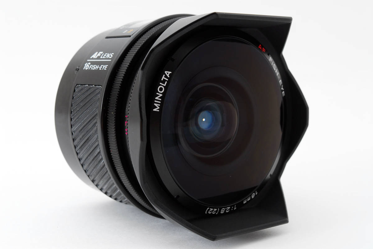 MINOLTA AF FISH-EYE 16mm 1 2.8 魚眼レンズ カメラレンズ ミノルタ Aマウント 動作確認済み