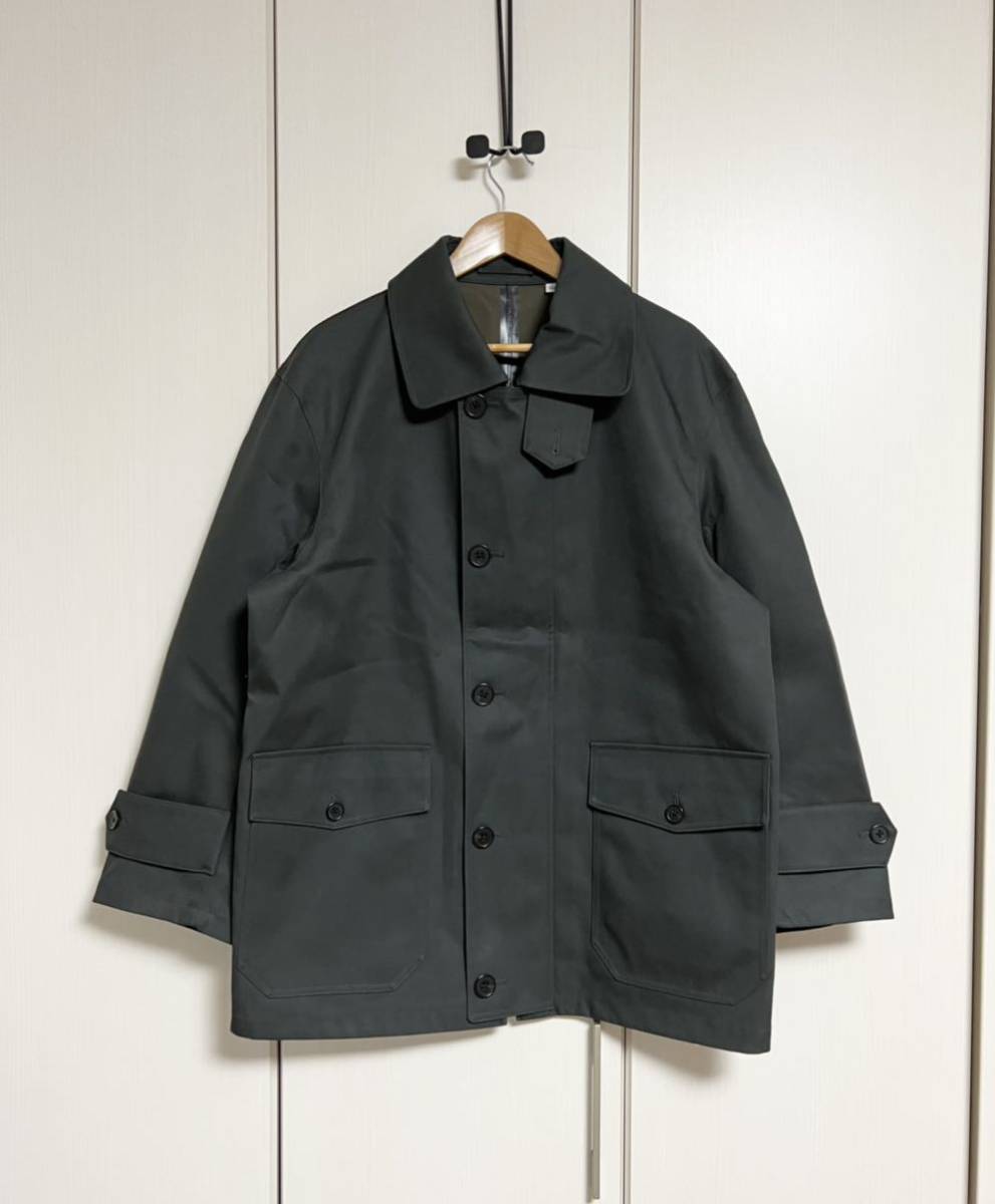  beautiful goods *[UNIQLO U] regular price 14,190 half coat + turn-down collar coat L gray Uniqlo You 