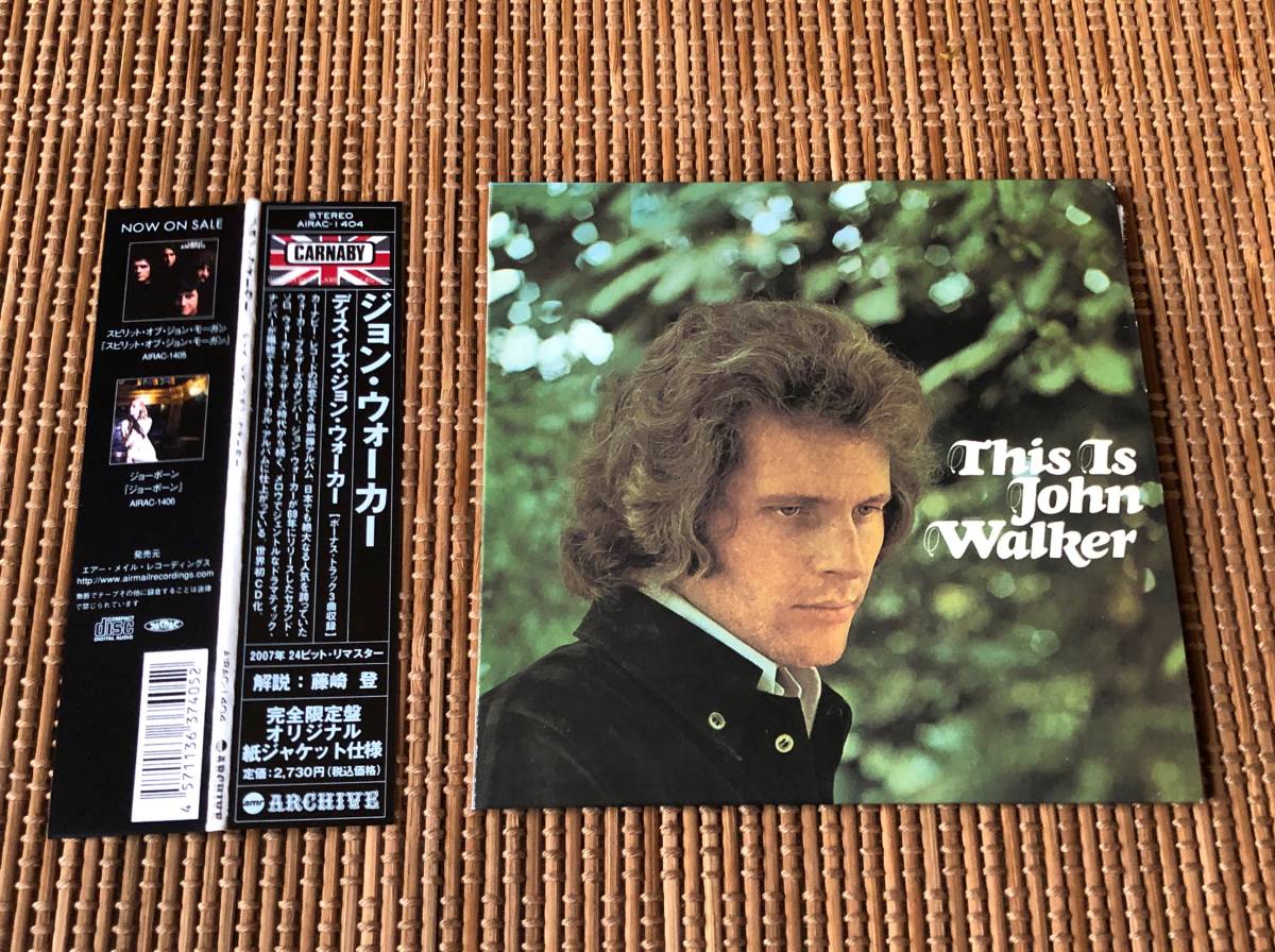 ディス・イズ・ジョン・ウォーカー 中古CD 紙ジャケ紙ジャケット This is john walker_画像1