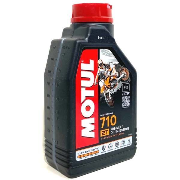 3602-0030 837315 モチュール MOTUL 710 100%化学合成 2スト エンジンオイル 1リットル_画像1