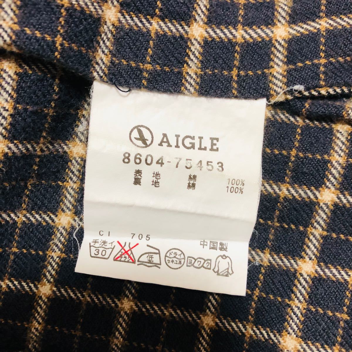 ★ AIGLE ★ エーグル レディース ブルゾン アウター ジャケット Sサイズ カーキ色 綿100％ JACKET 即日発送