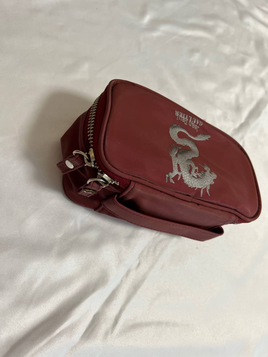 Jean Paul GAULTIER ジャンポールゴルチエ ゴルチェ　ドラゴン　龍　ポーチ　dragon archive pouch accessory bag ミニバッグ_画像3