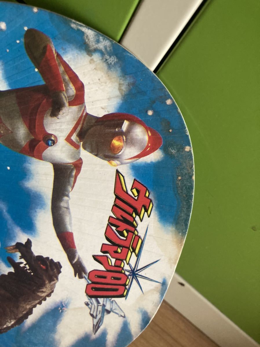  подлинная вещь Ultraman 80 Mini веер "uchiwa" Showa Retro иен . Pro 1980