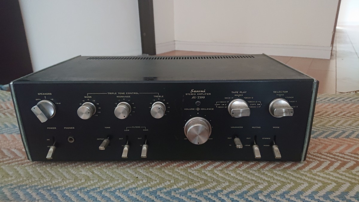 ビンテージ) Sansui AU5500. プリメインアンプ | noonanwaste.com