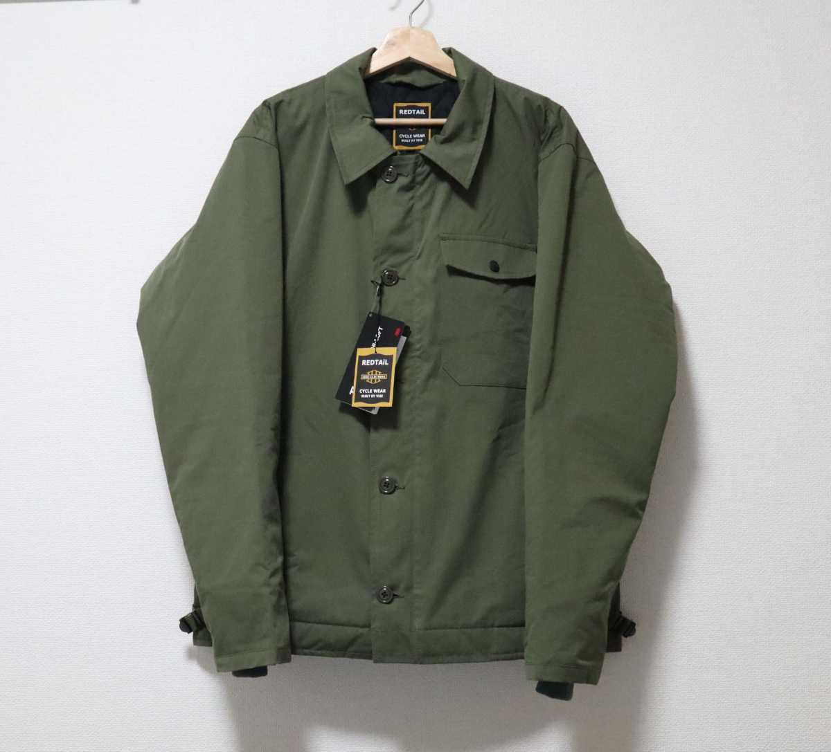 ViSE REDTAIL バイス レッドテイル VA-2 MC Jacket〔Khaki〕A-2 ミリタリージャケット カーキ 新品 ＸＬ_画像1