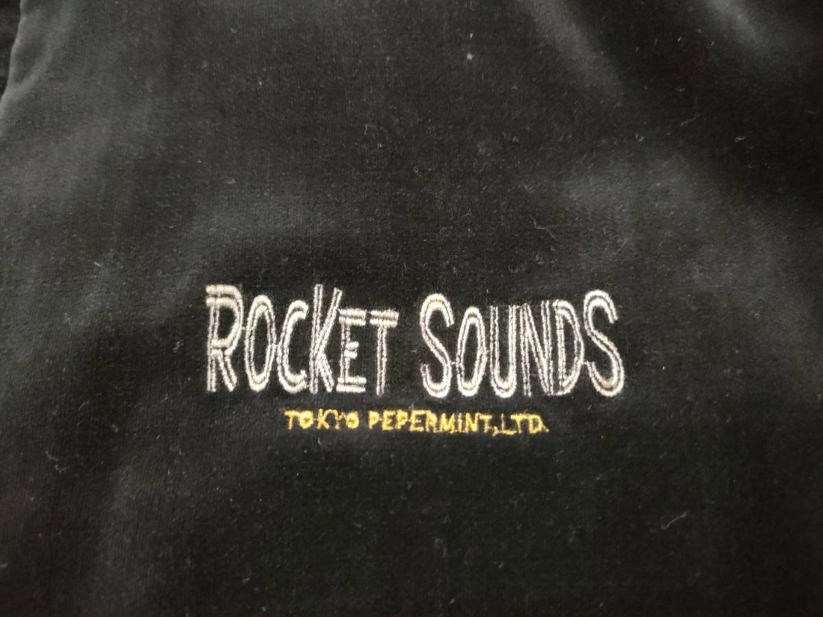 ROCKET SOUND TOKYO PEPPERMINT JACKET ロケットサウンド 東京ペパーミント ジャケット フリーサイズ 刺繍 ブラック 221031(ジャケット、上着)｜売買さ