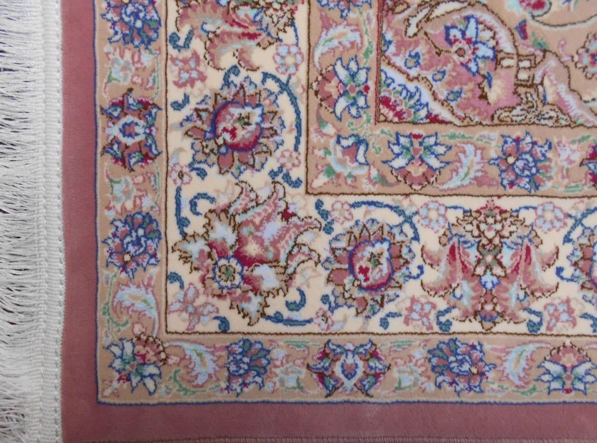 170万ノット！多色織、超高密度！ペルシャ絨毯の本場 イラン産 絨毯！ 150×225cm‐200831_画像9