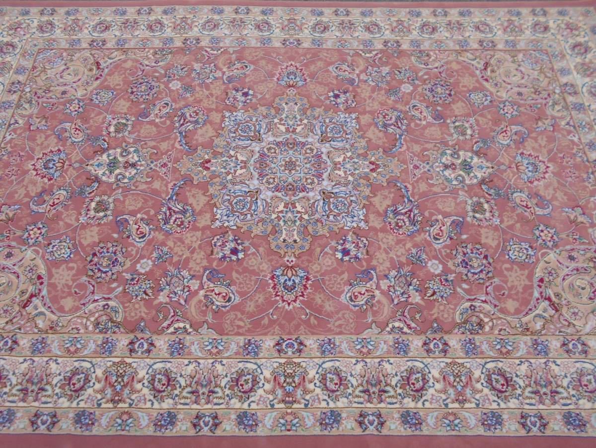 170万ノット！多色織、超高密度！ペルシャ絨毯の本場 イラン産 絨毯！ 150×225cm‐200831_画像4