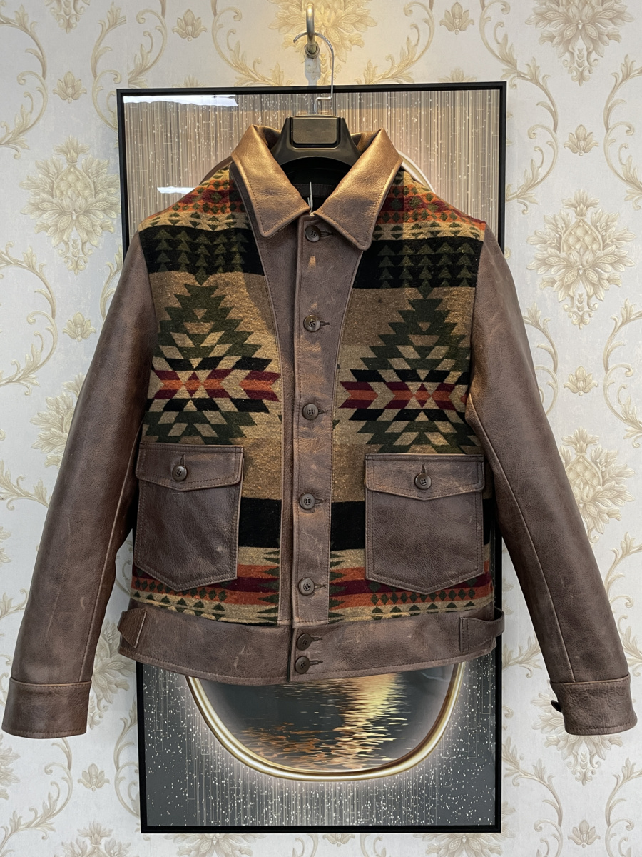 最上級EU製&定価13万◇UABONI*Paris*ユアボニ*ライダース*フランス