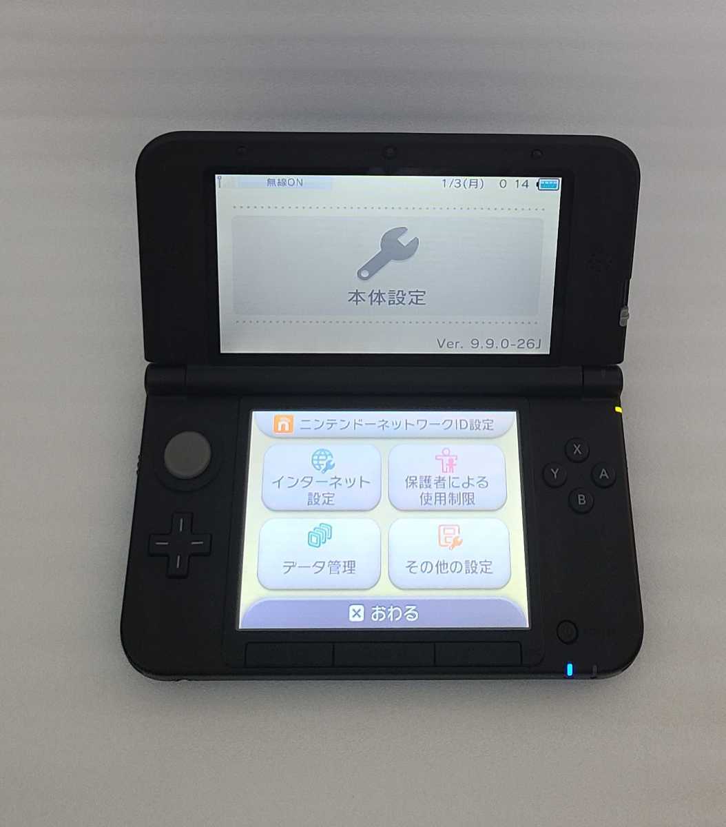 PayPayフリマ｜ニンテンドー3DS LL ブルー ブラック ブルーブラック Nintendo 3DS LL 3DSLL ニンテンドー3dsll  任天堂