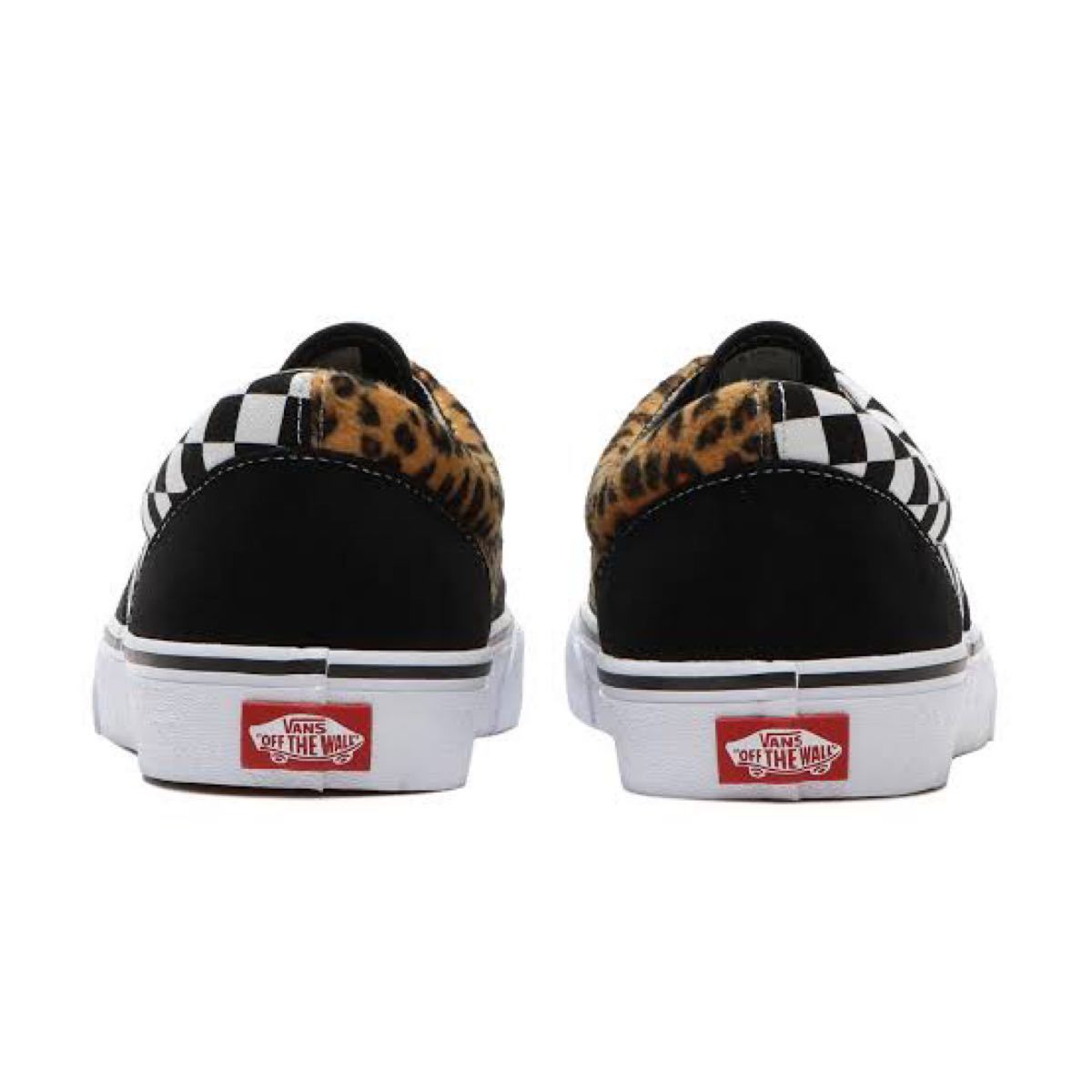 27【vans】エラ　レオパード ×チェッカー