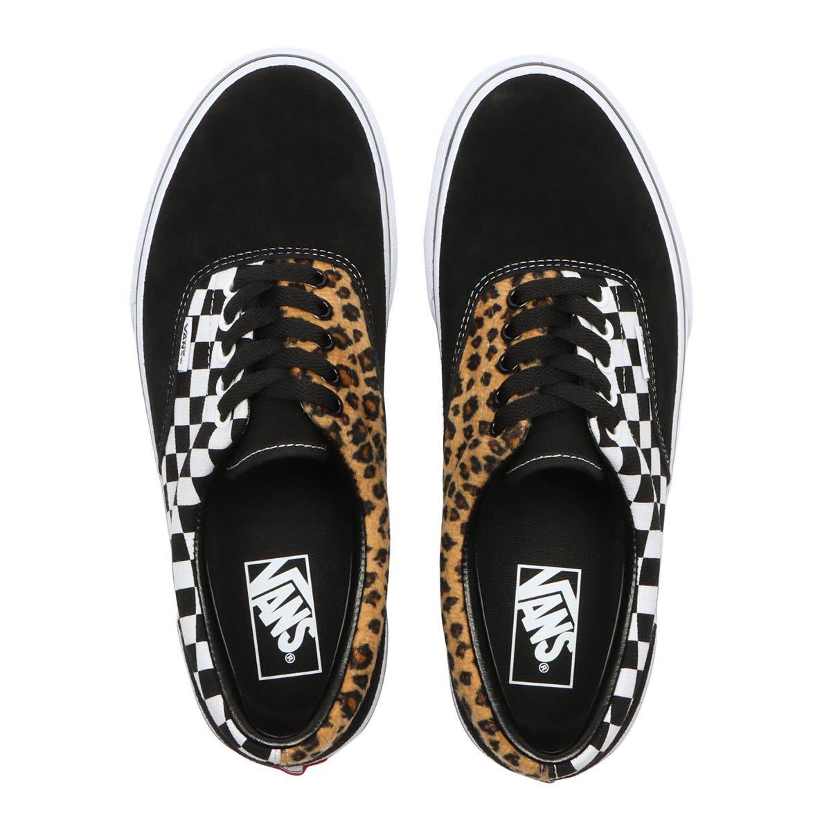 27【vans】エラ　レオパード ×チェッカー