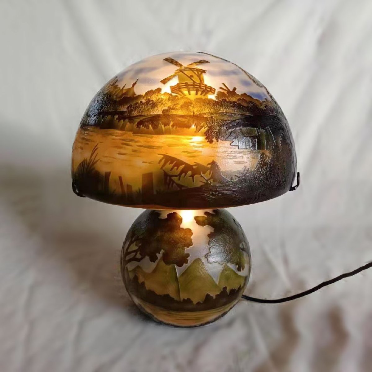 GL143a-ru Novo - лампа emi-ru* галет способ купол наан si- техника ночник античный мебель стол лампа запад изобразительное искусство 