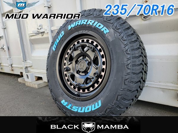 日本製/今治産 MONSTA TYRES デリカ RAV4 CX 235/70R16 16インチ