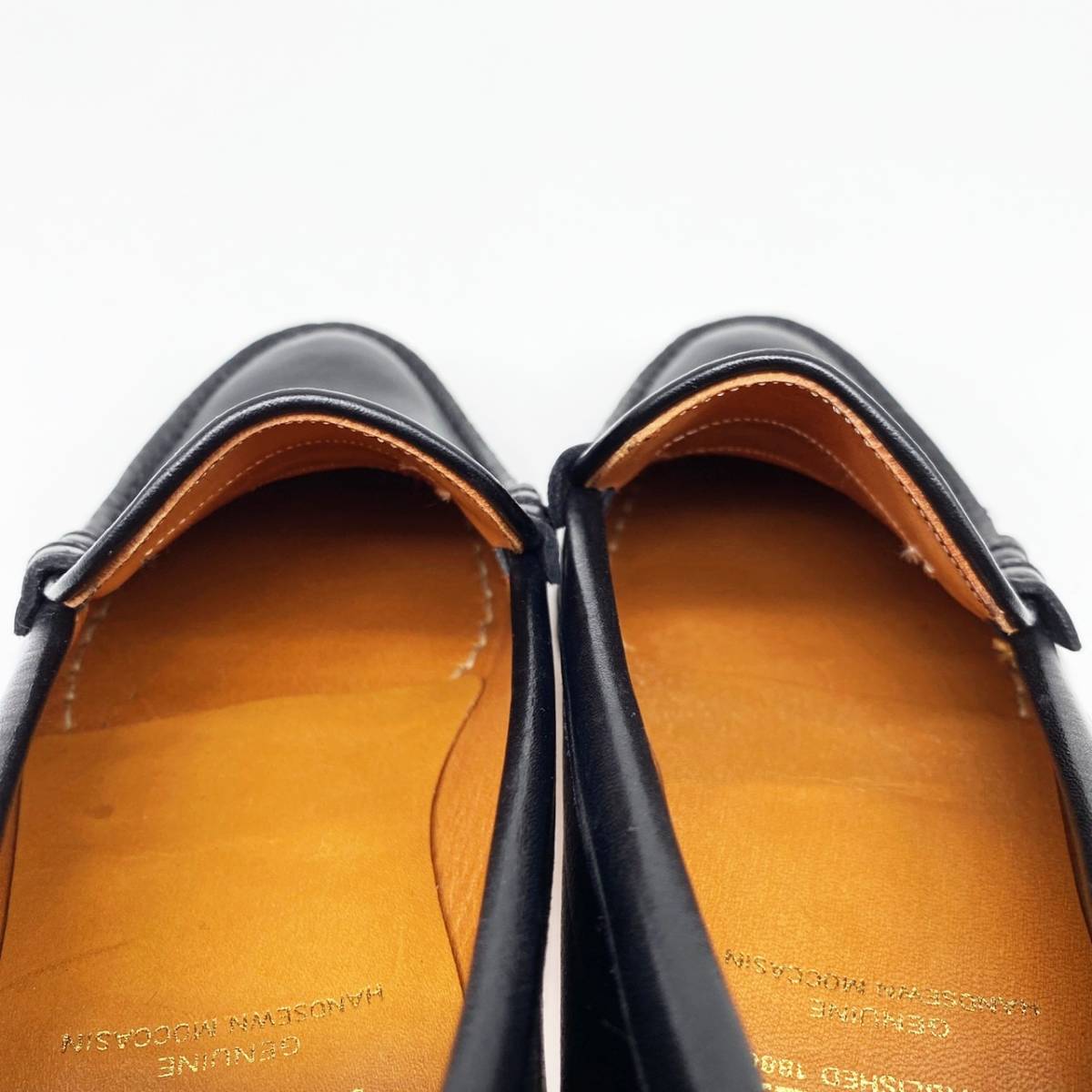 【極美品】REGAL IMPERIAL GRADE リーガル インペリアルグレード ローファー 23.5EE 革靴 ブラック メンズ