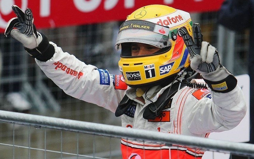 ルイス・ハミルトン 1/43 フィギュア F1ドライバー マクラーレン 2008 の画像4