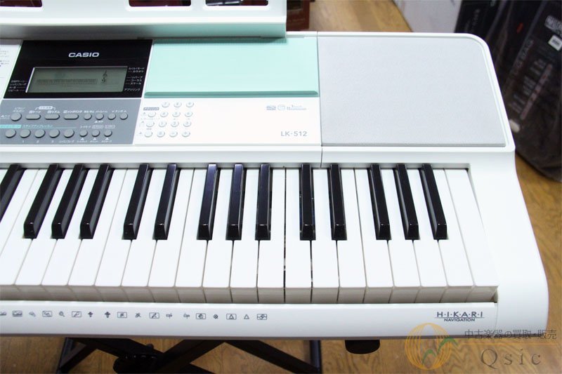 [超美品] CASIO LK-512 初めてのピアノに/お子様にもオススメ/アプリで曲を増やせます 2020年製 [VI257]_画像4