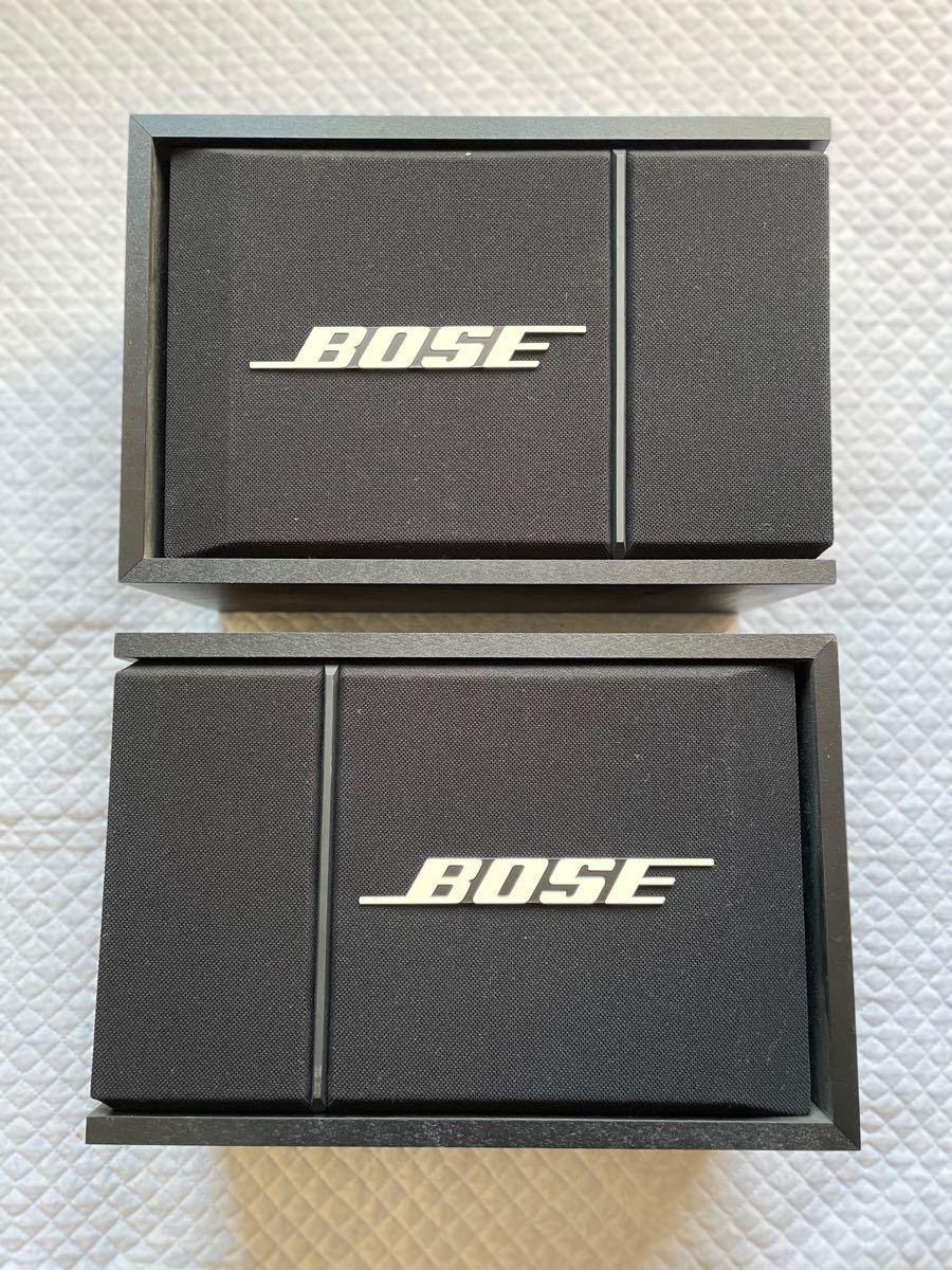 ボーズ BOSE 201-ⅡMUSIC MONITOR SPEAKER （2本1組）音出し確認済み！スピーカーケーブル付属