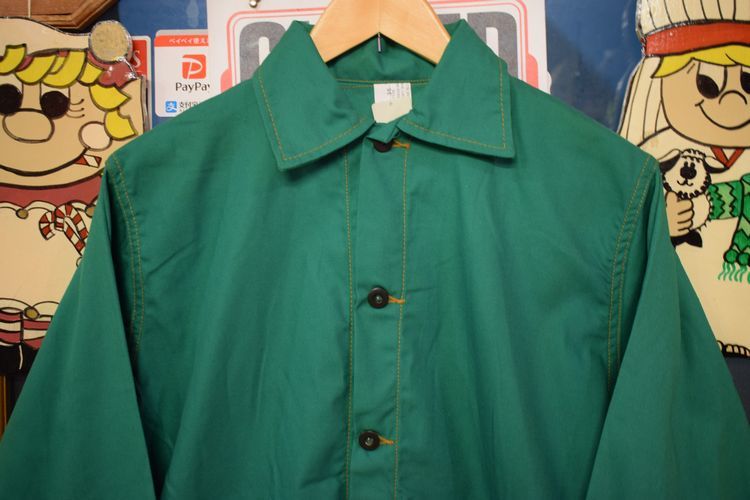 デッドストック品◎70SビンテージプリズナージャケットPW緑 デッドストック品◎70SビンテージプリズナージャケットPW緑