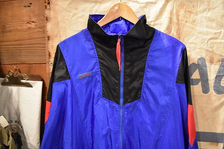 【おまけ付】 グッドアイテム◎90sビンテージColumbiaコロンビアジップアップ Mサイズ