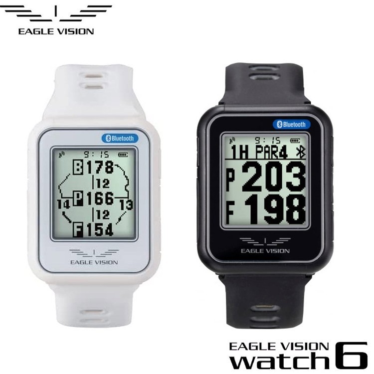 イーグルビジョン ウォッチ6 ホワイトのみ 腕時計型GPSナビ EV-236