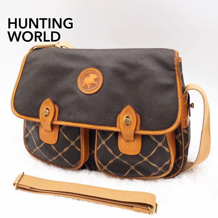 ◇ほぼ未使用◇HUNTING WORLD ハンティングワールド メッセンジャー
