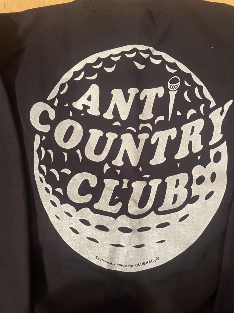 anti country club tokyo CLUB HAUS Lコラボレーション スウェット