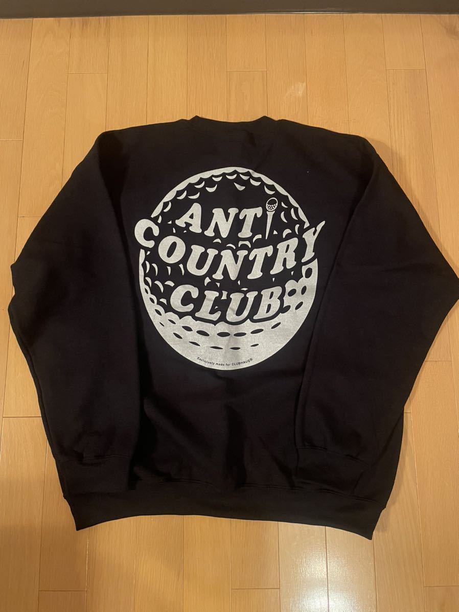 anti country club tokyo CLUB HAUS Lコラボレーション スウェット