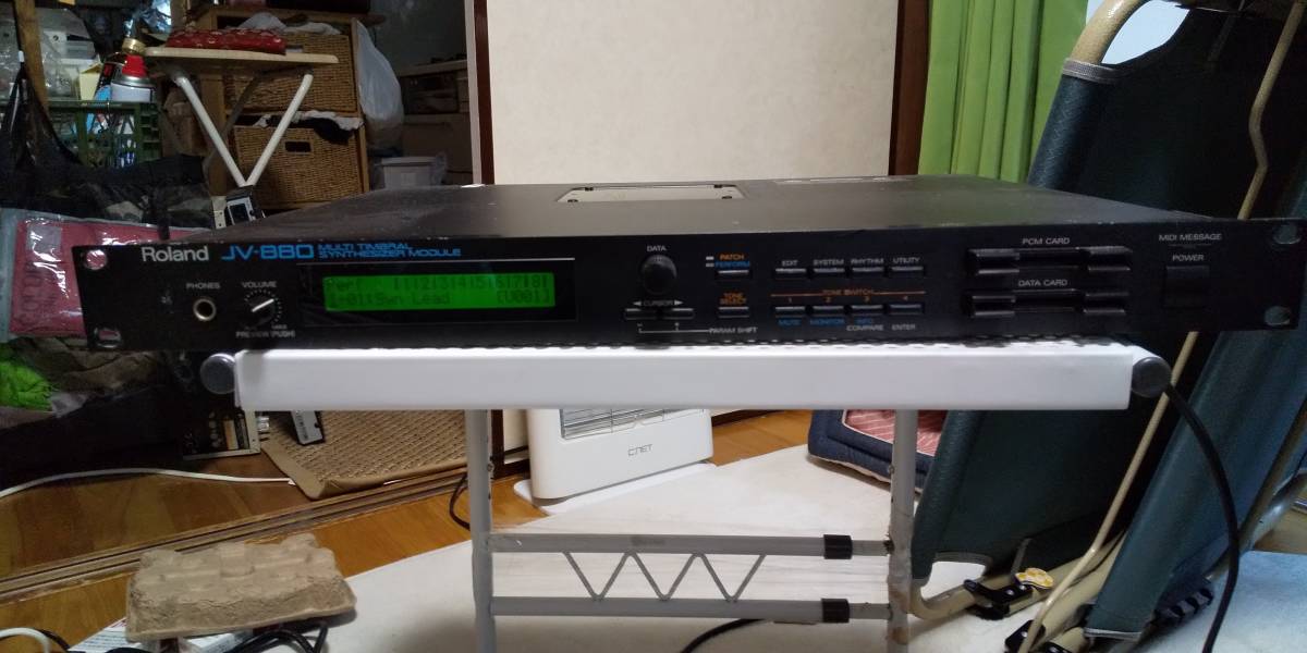 Roland ローランド シンセサイザー 音源モジュール JV-880 動作確認
