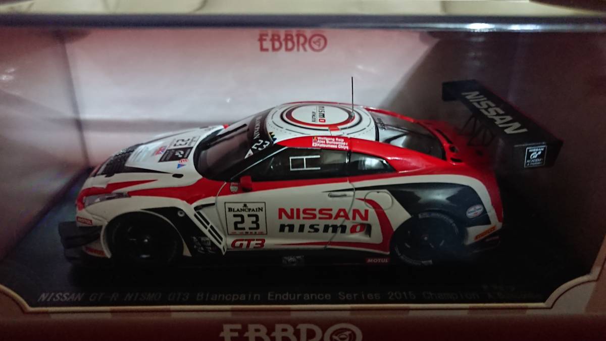 決算大特価 1/43 EBBRO 2015年ブランパン耐久シリーズチャンピオン