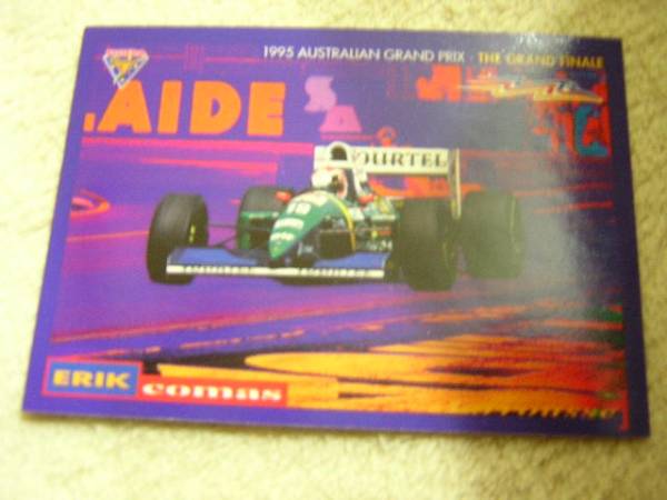 1995FUTERA　F1　#25　エリック・コマス_画像1