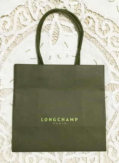 ★ロンシャンLONGCHAMP ショップ袋 ミニ_画像1