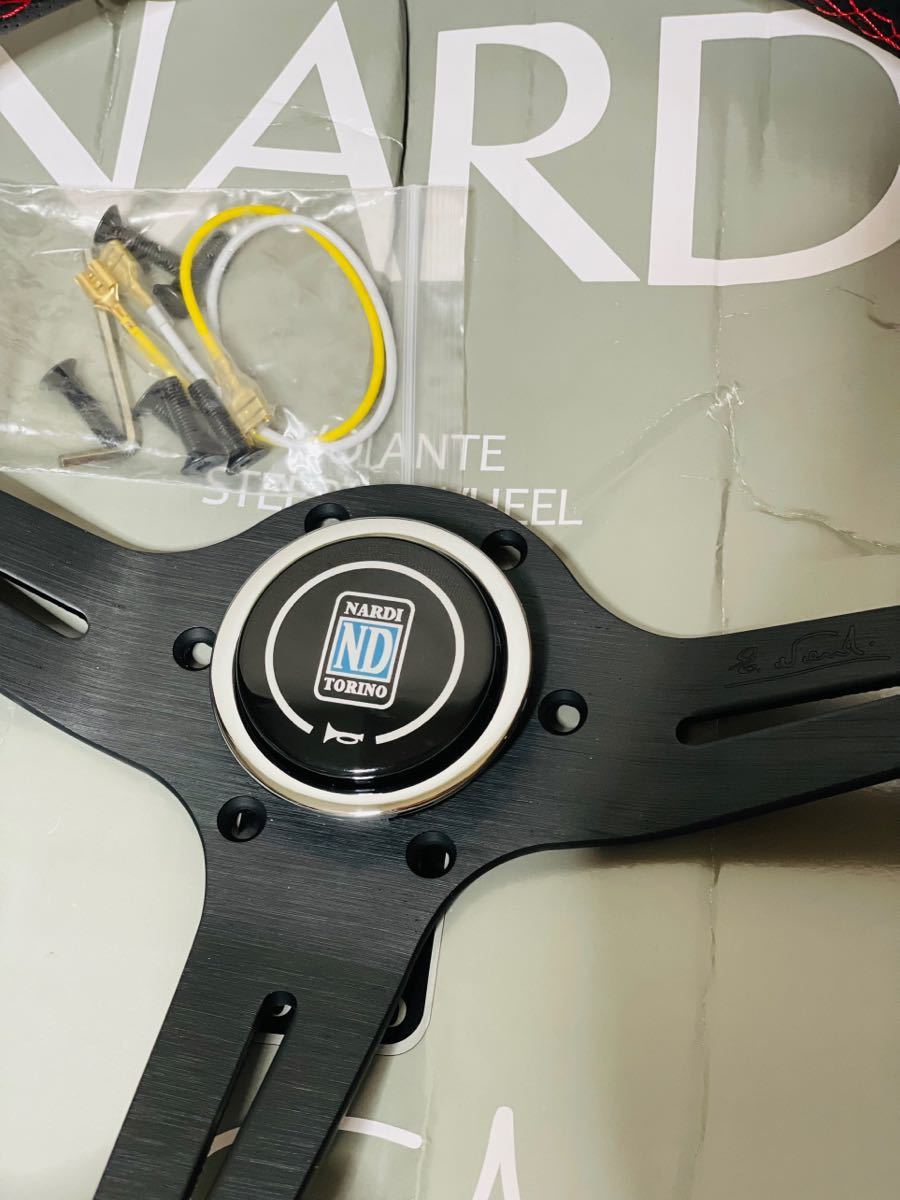 NARDI ナルディ ステアリング ホーンボタン 付き 35πブラック|Yahoo